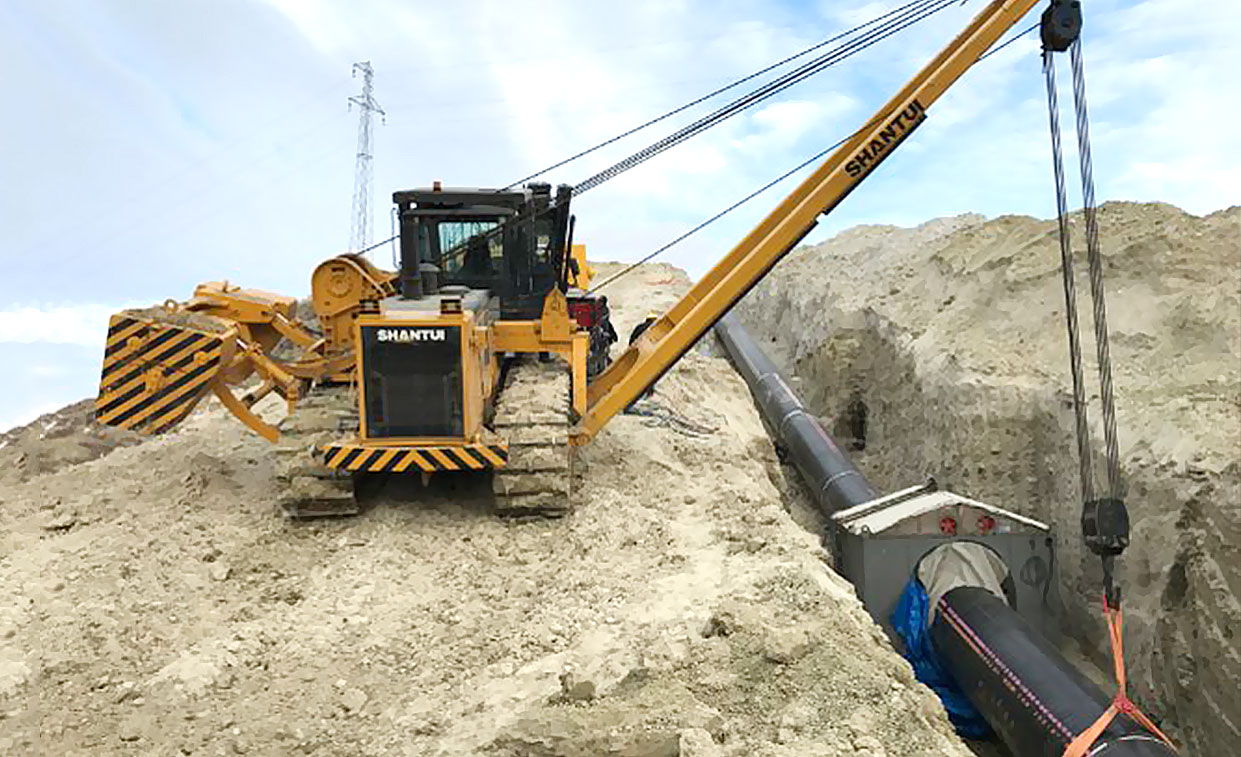 SP90Y pipelayer for natural gas pipeline laying in Turkey